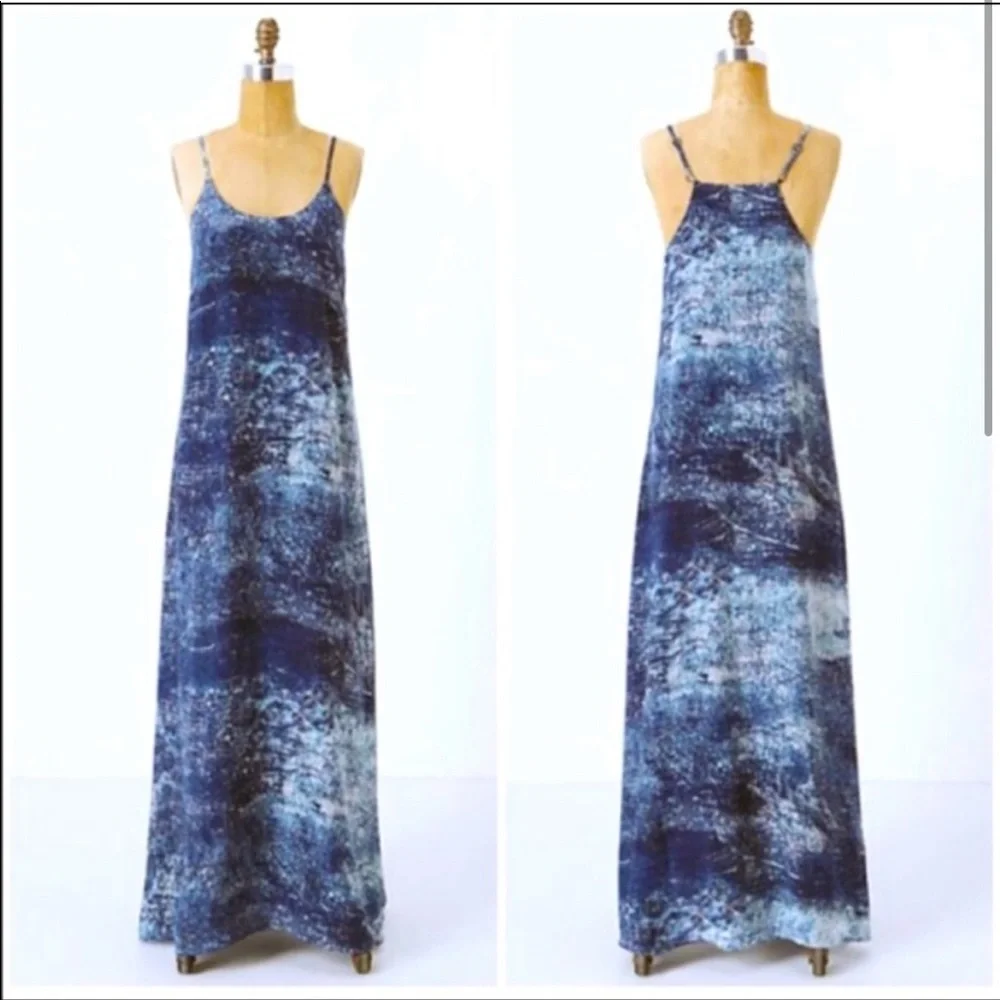 Partimi Hues of Blues Anthropologie Maxi Dress - Picture 2 of 11